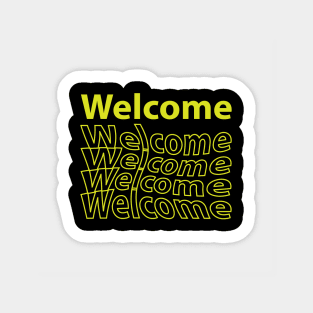 Welcome Sticker